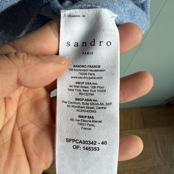 Sandro Lucas Wool/Cashmere Cardigan Sz S/M - Picture 9 of 15